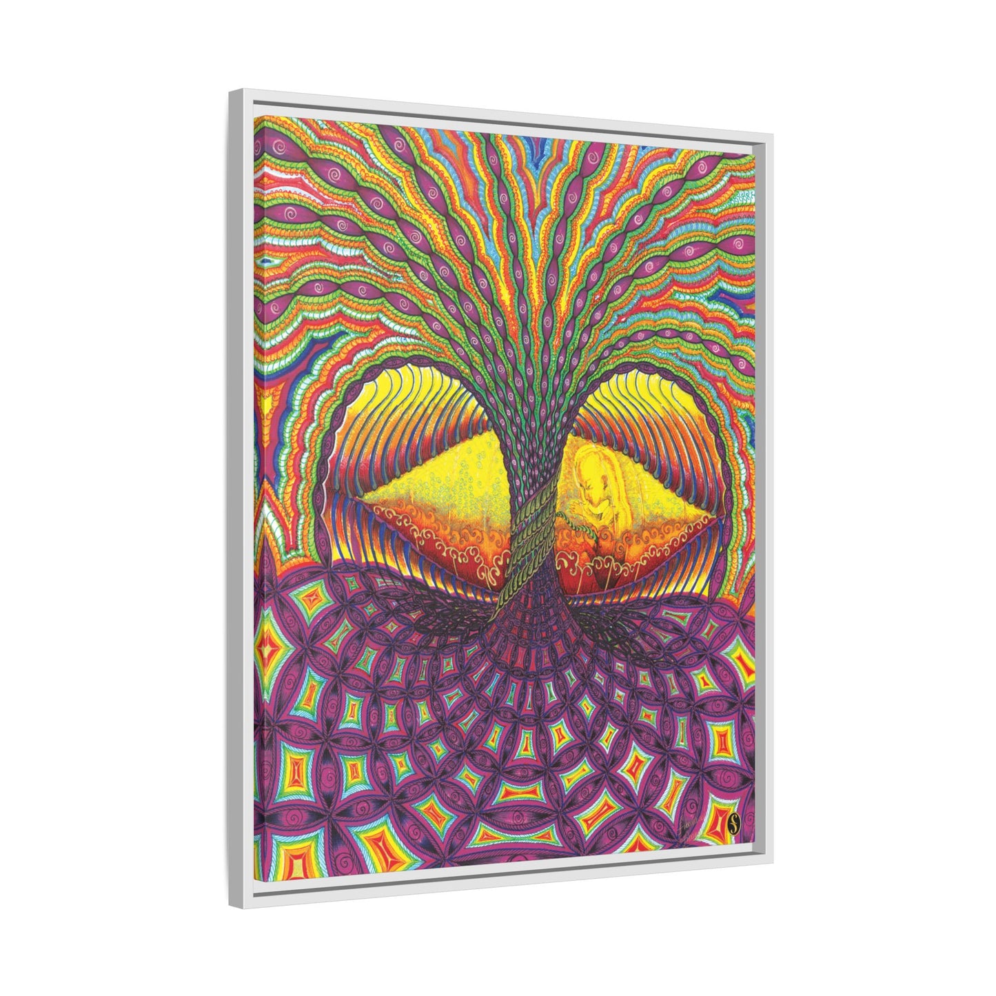 Eye of Torus - Framed Canvas