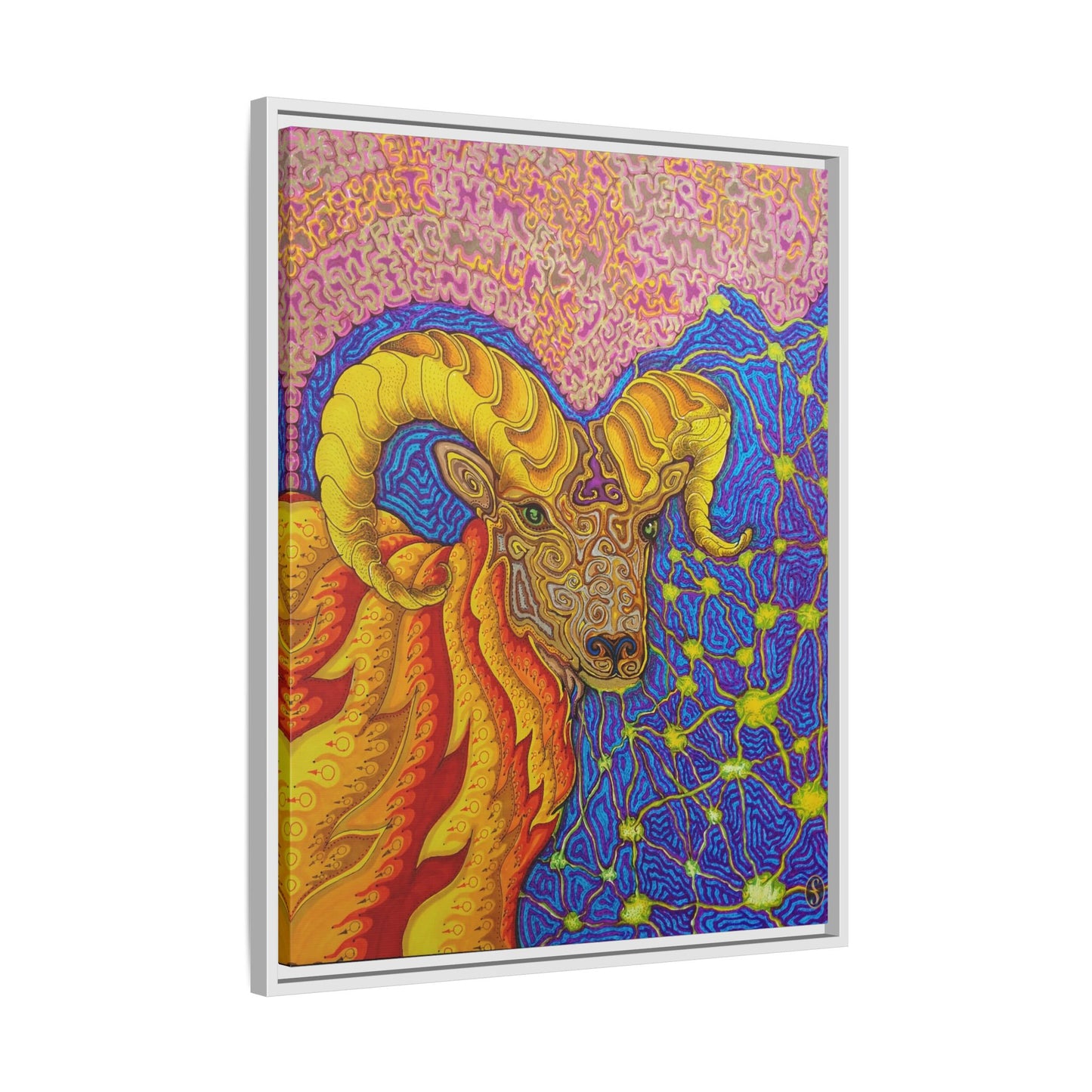 Inflamed - Framed Canvas