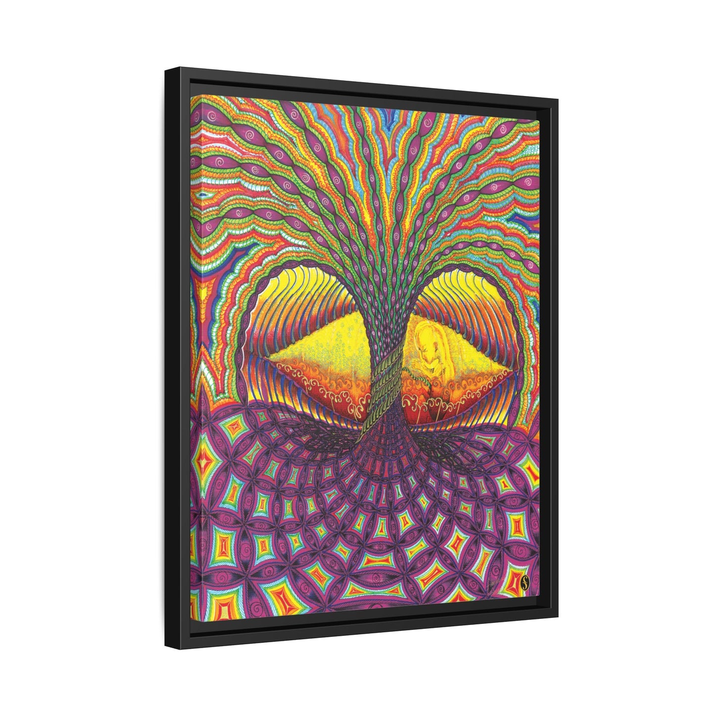 Eye of Torus - Framed Canvas