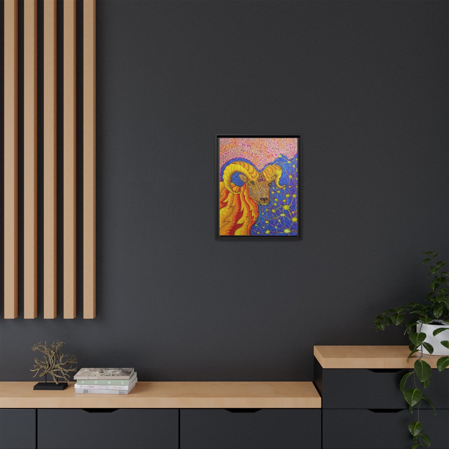 Inflamed - Framed Canvas