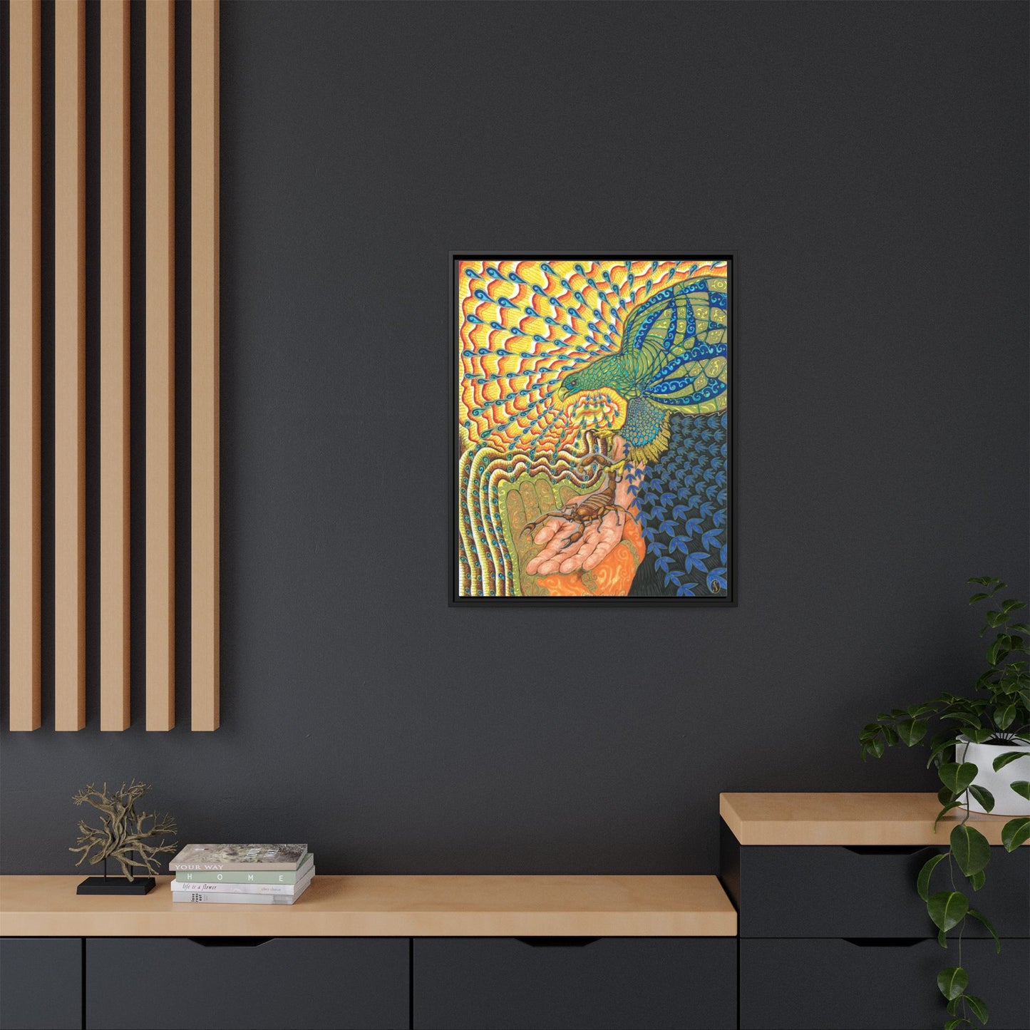 Phoenix Light - Framed Canvas