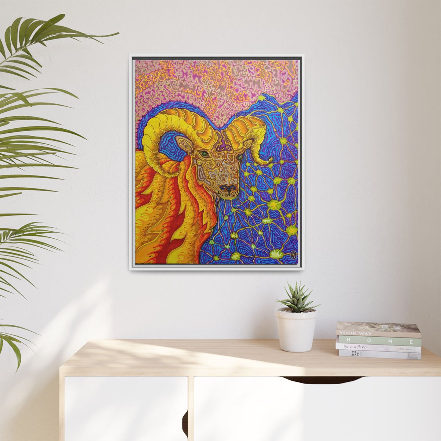 Inflamed - Framed Canvas