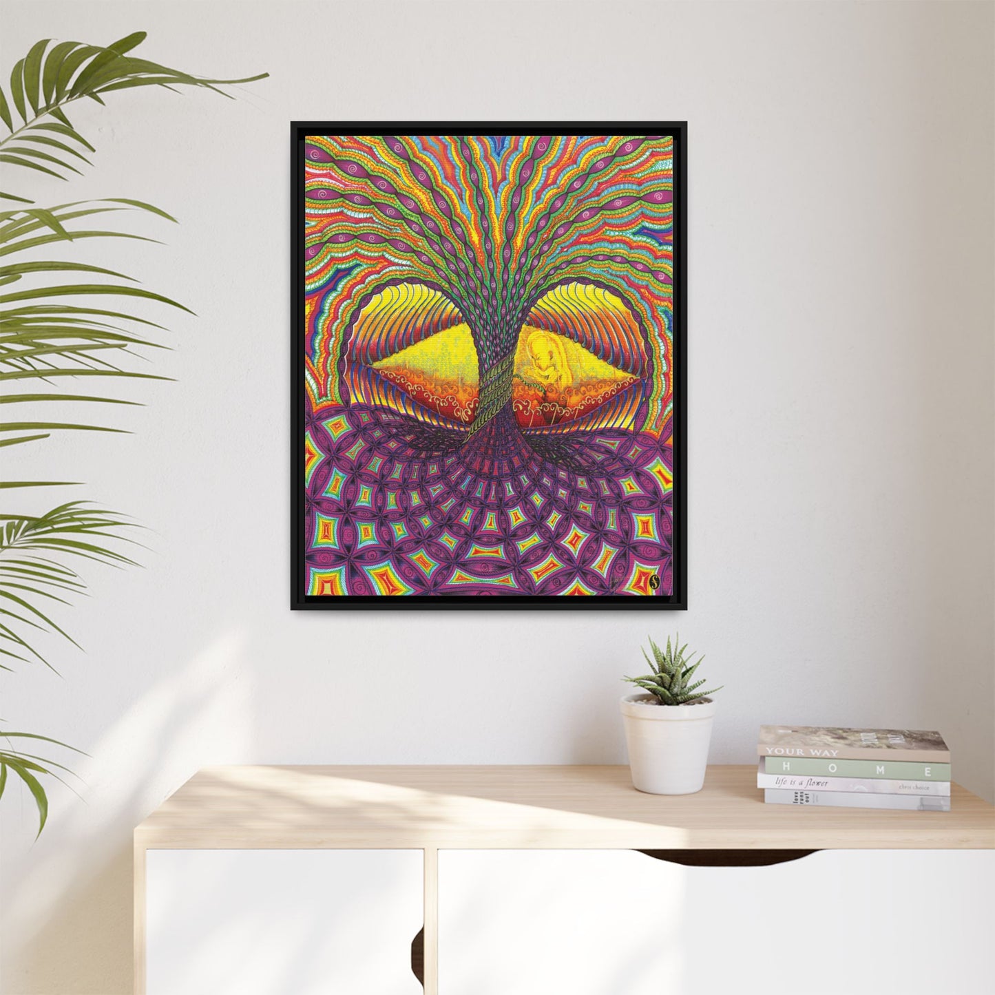 Eye of Torus - Framed Canvas