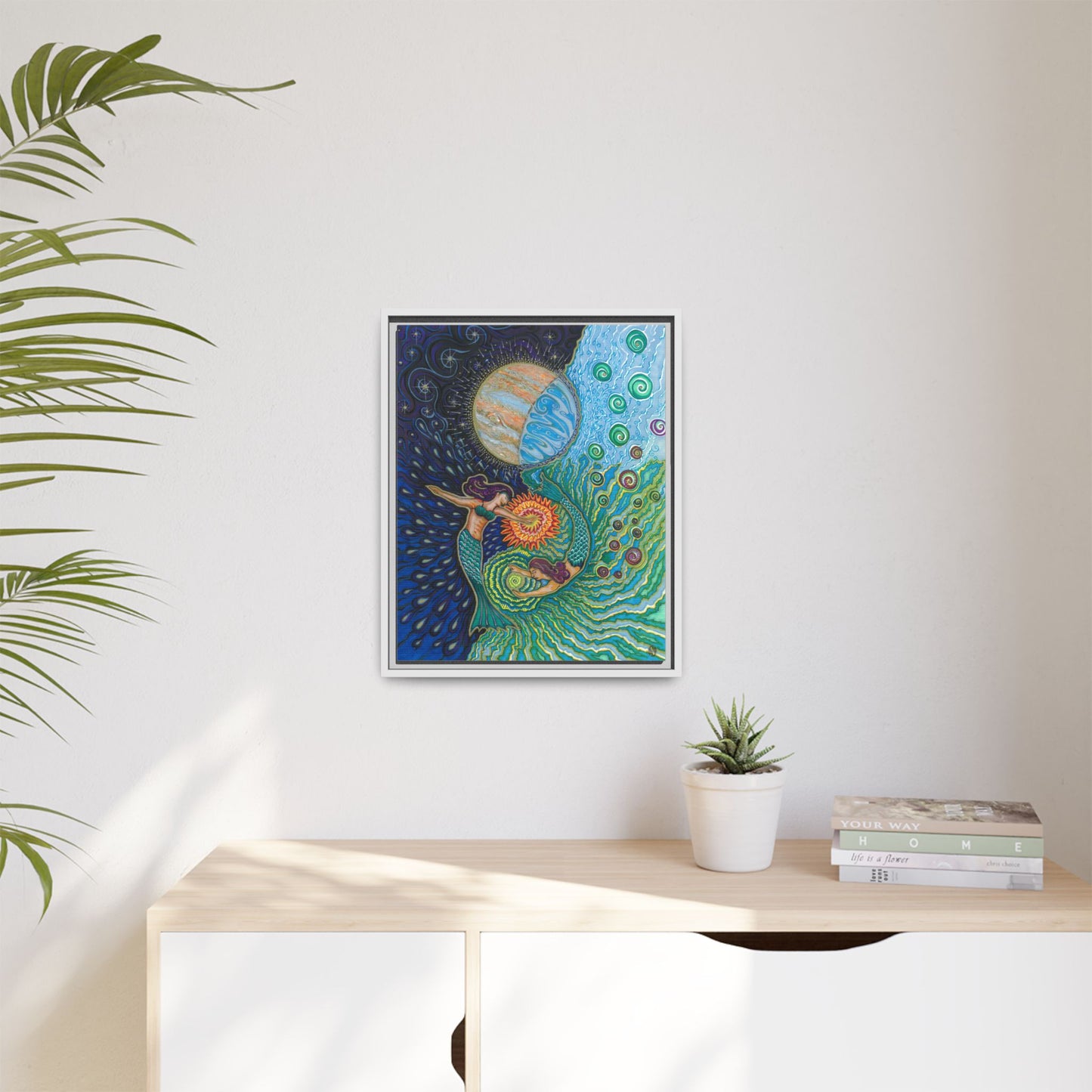 Vesica Pisces - Framed Canvas