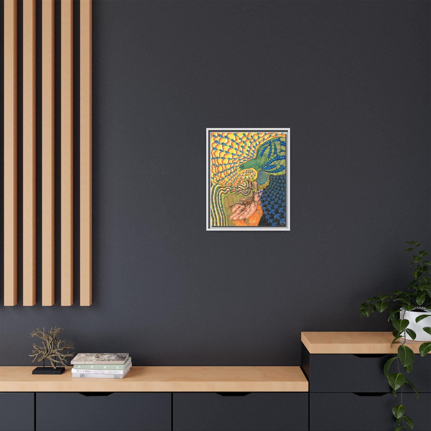 Phoenix Light - Framed Canvas