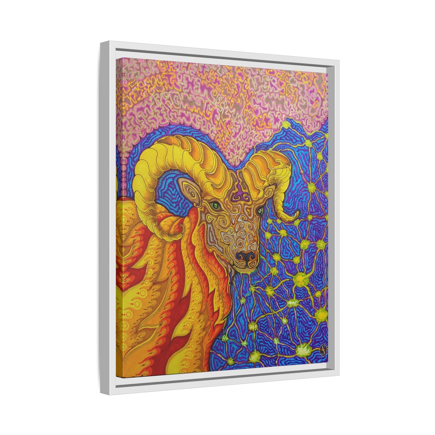 Inflamed - Framed Canvas