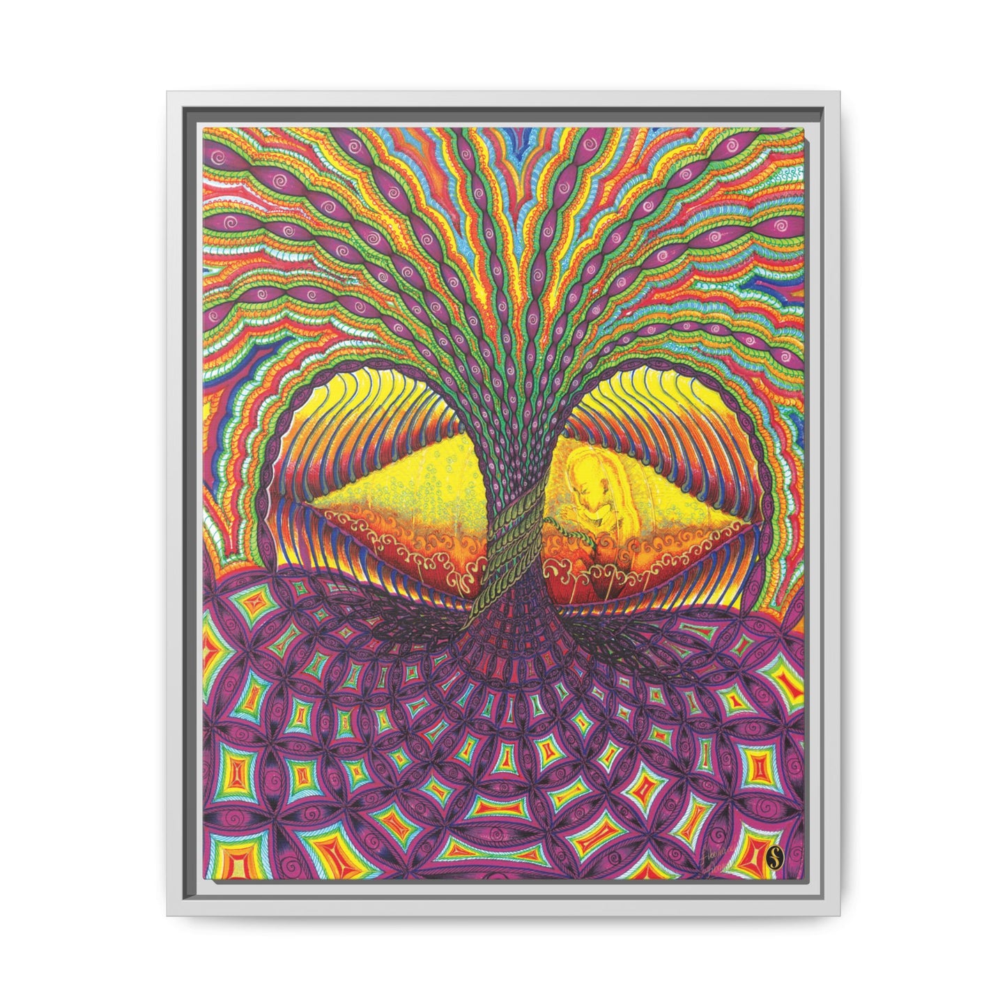 Eye of Torus - Framed Canvas