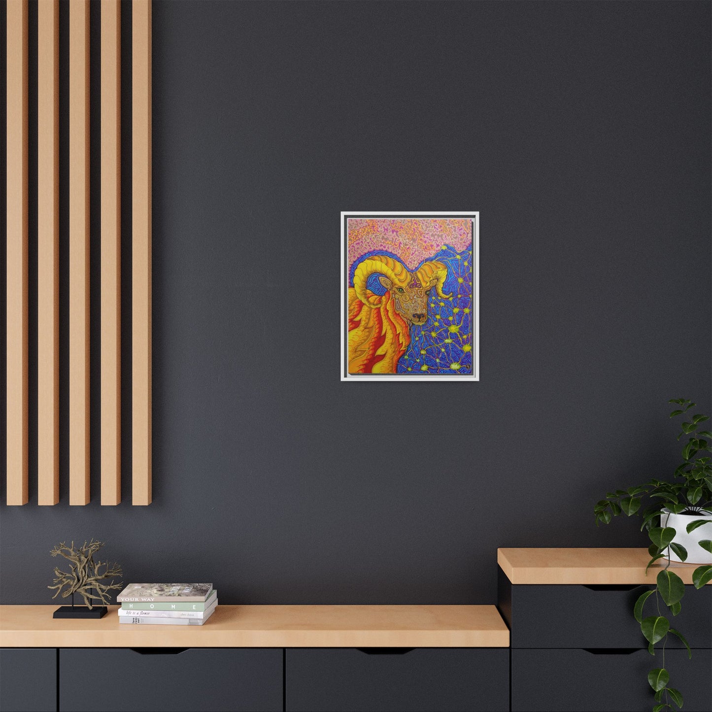 Inflamed - Framed Canvas