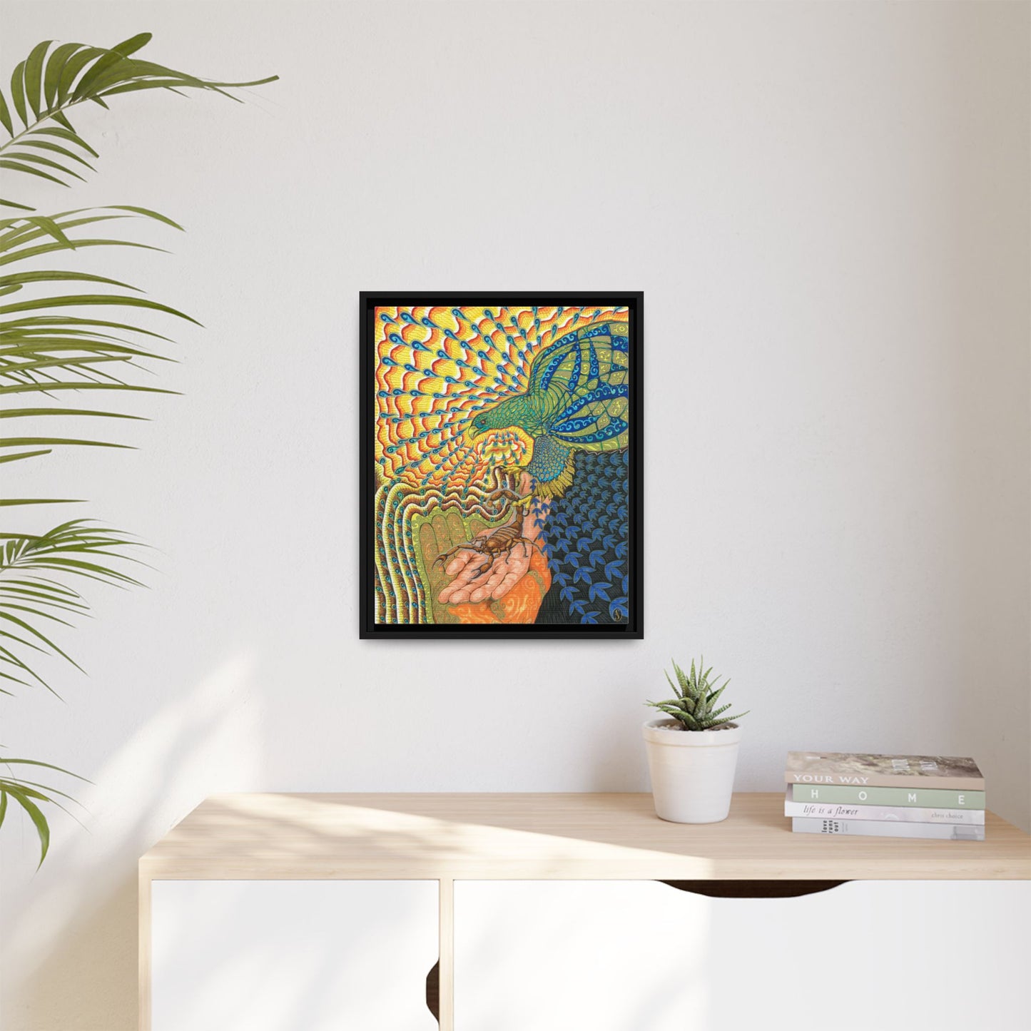 Phoenix Light - Framed Canvas