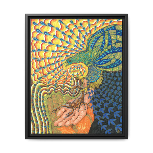 Phoenix Light - Framed Canvas