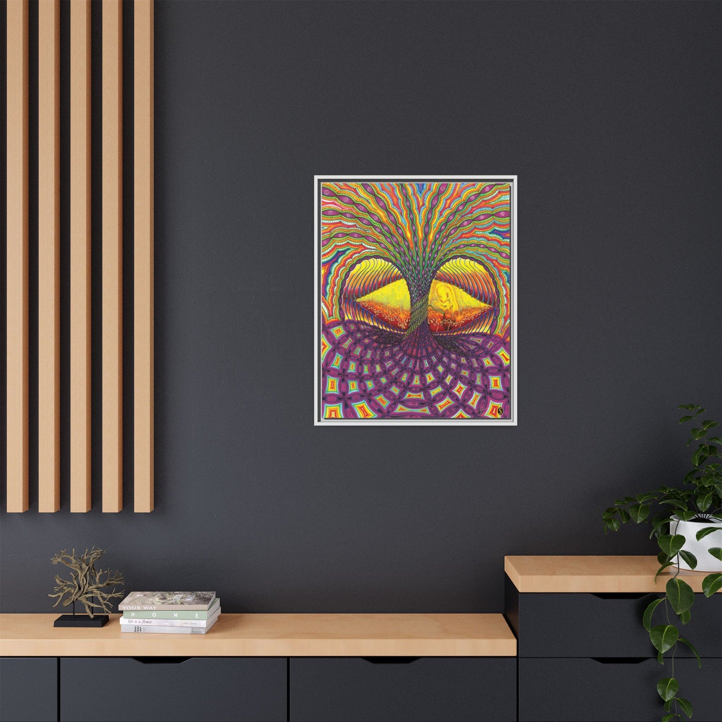 Eye of Torus - Framed Canvas