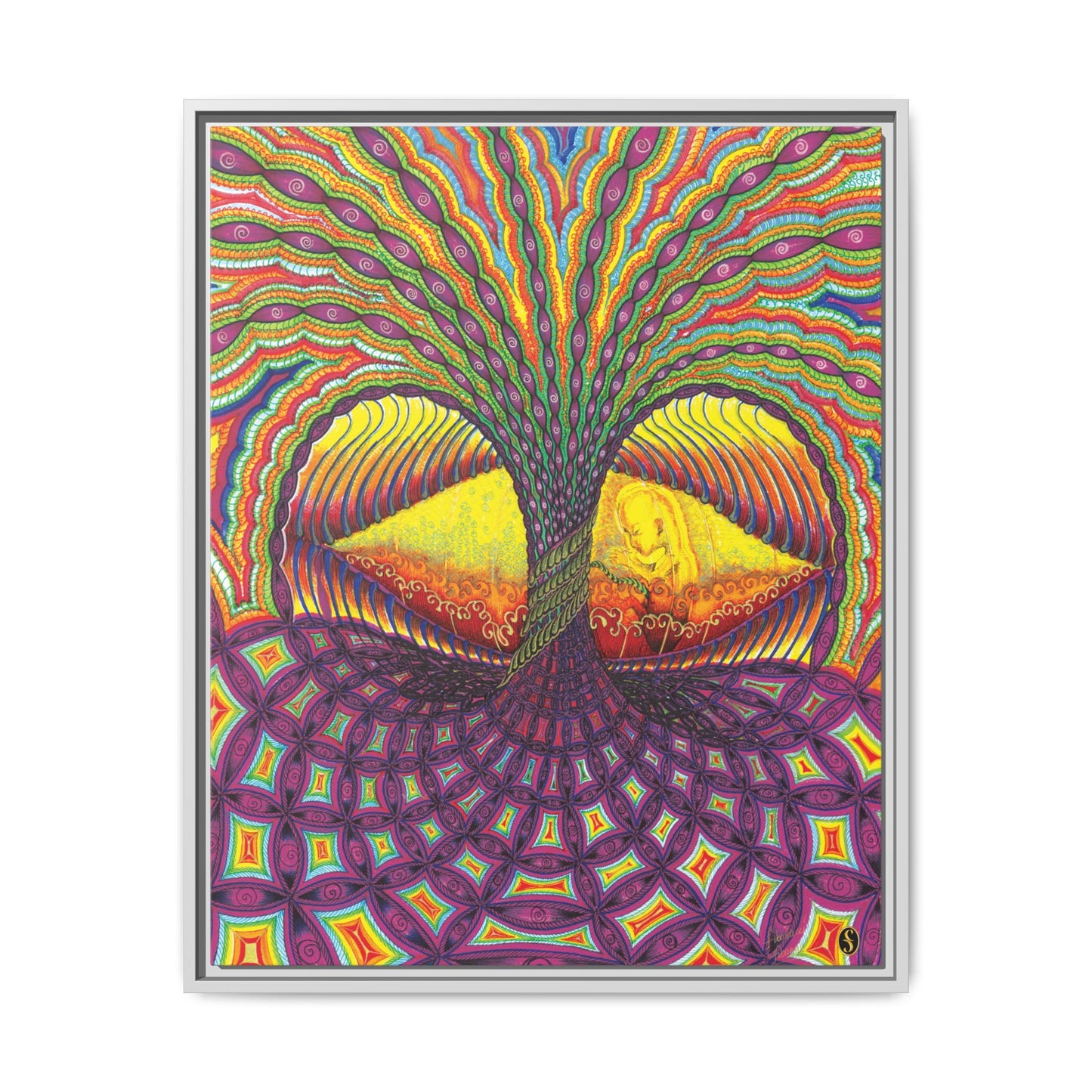 Eye of Torus - Framed Canvas