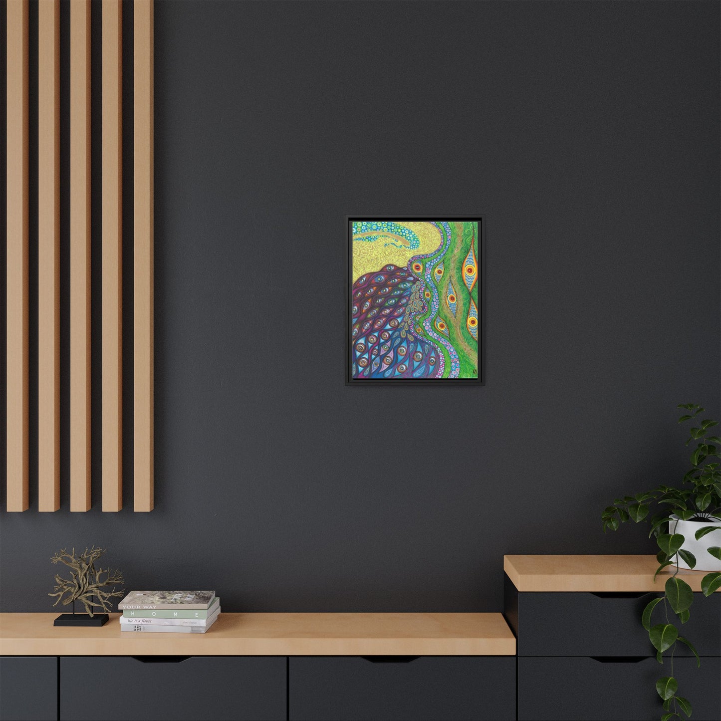 Satiety - Framed Canvas