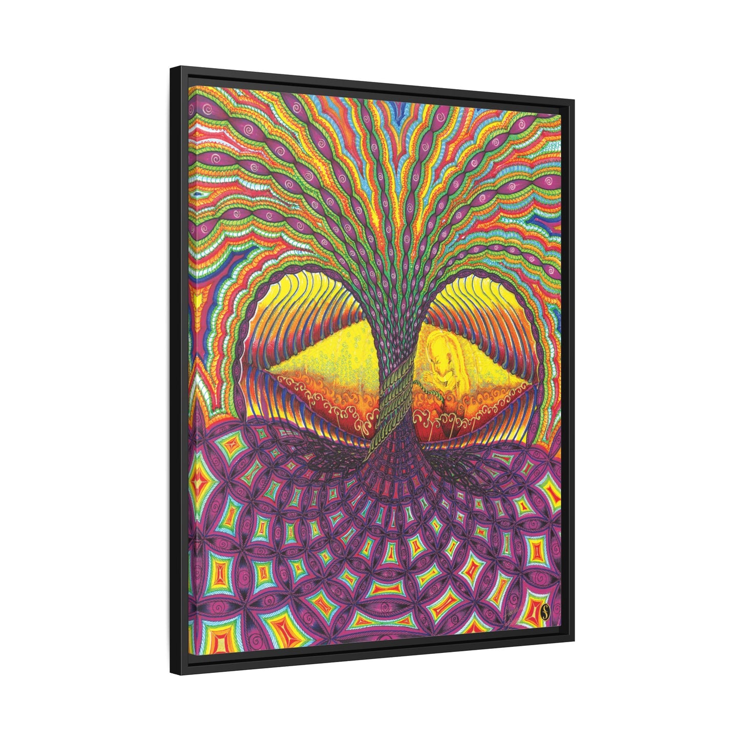 Eye of Torus - Framed Canvas