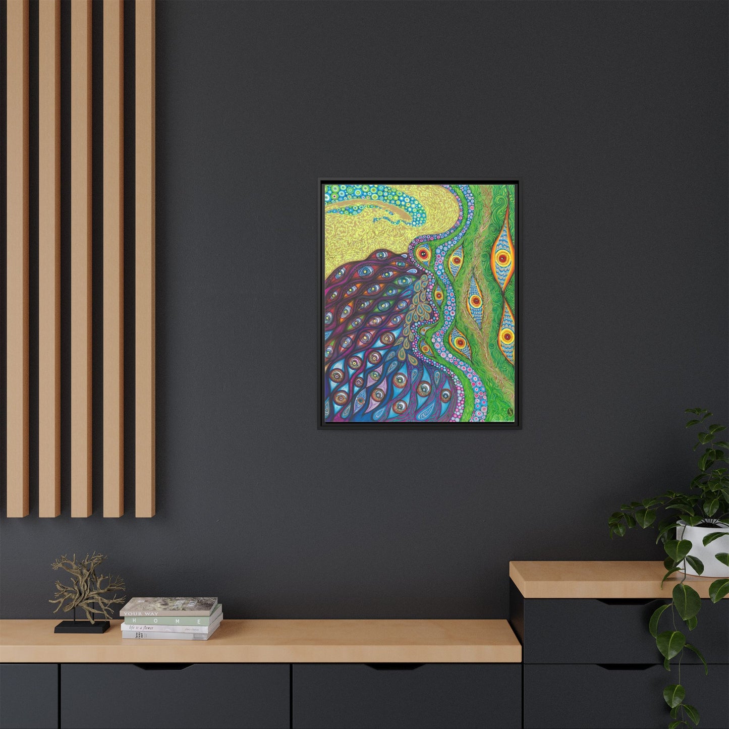 Satiety - Framed Canvas