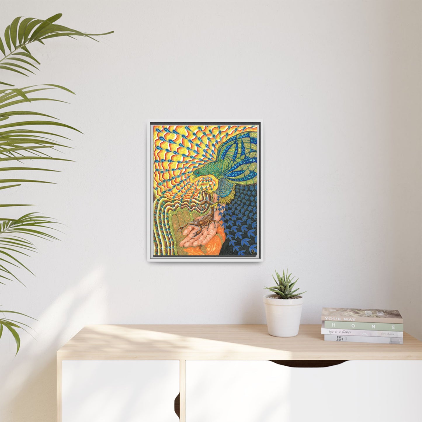 Phoenix Light - Framed Canvas