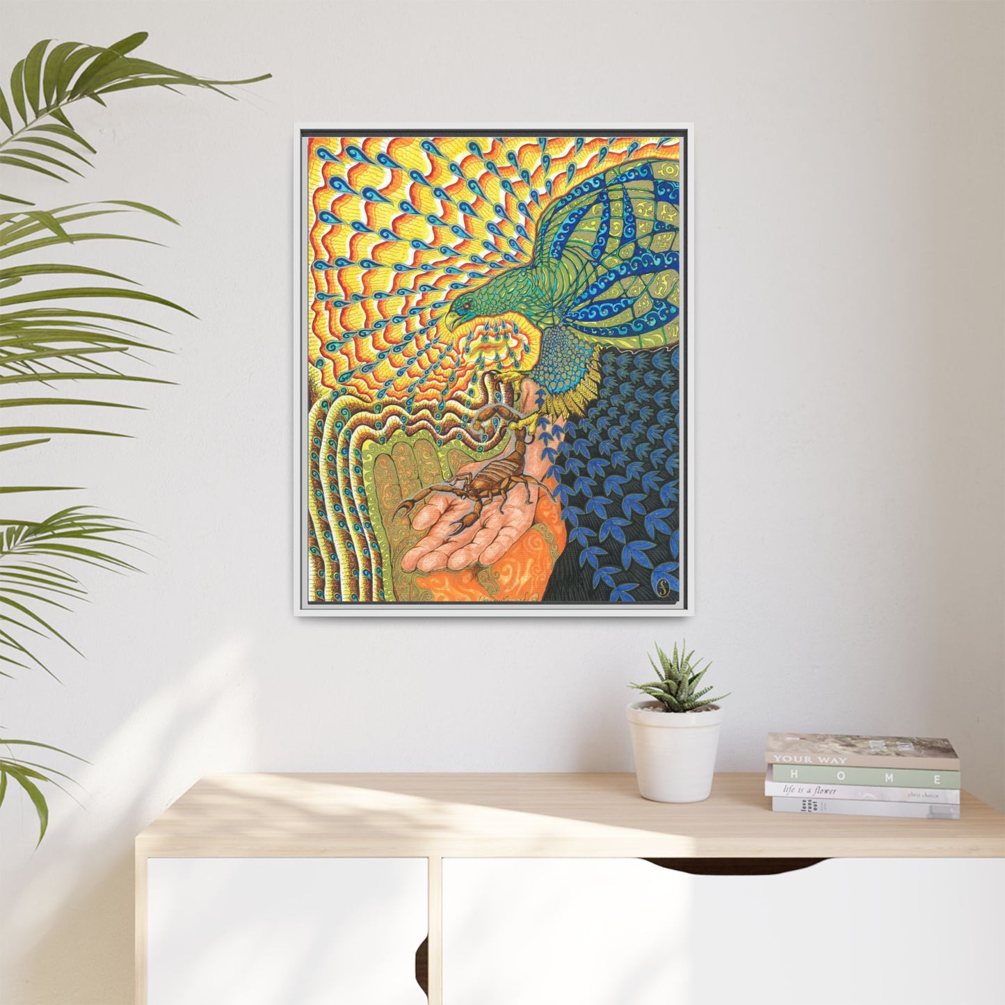 Phoenix Light - Framed Canvas