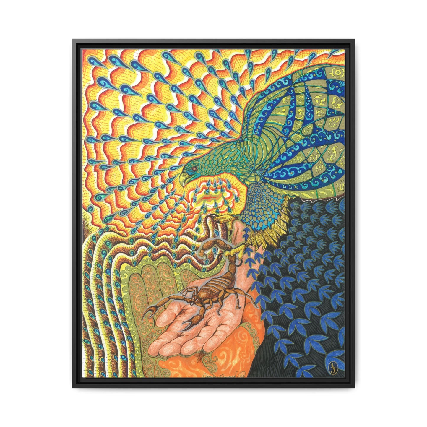 Phoenix Light - Framed Canvas