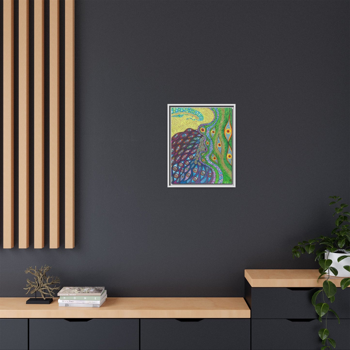 Satiety - Framed Canvas