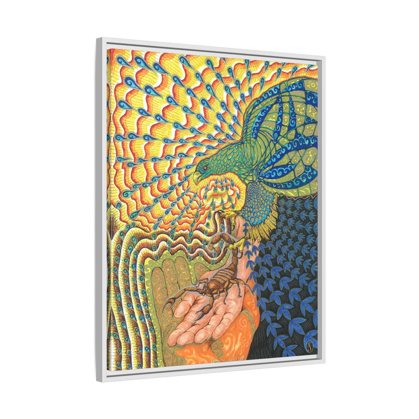 Phoenix Light - Framed Canvas