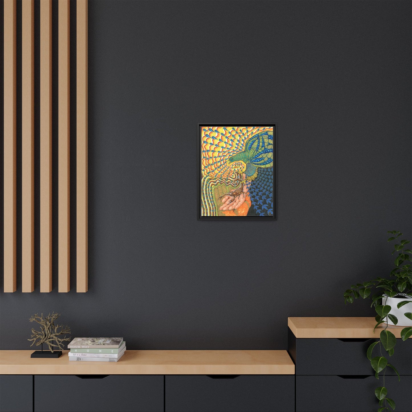 Phoenix Light - Framed Canvas