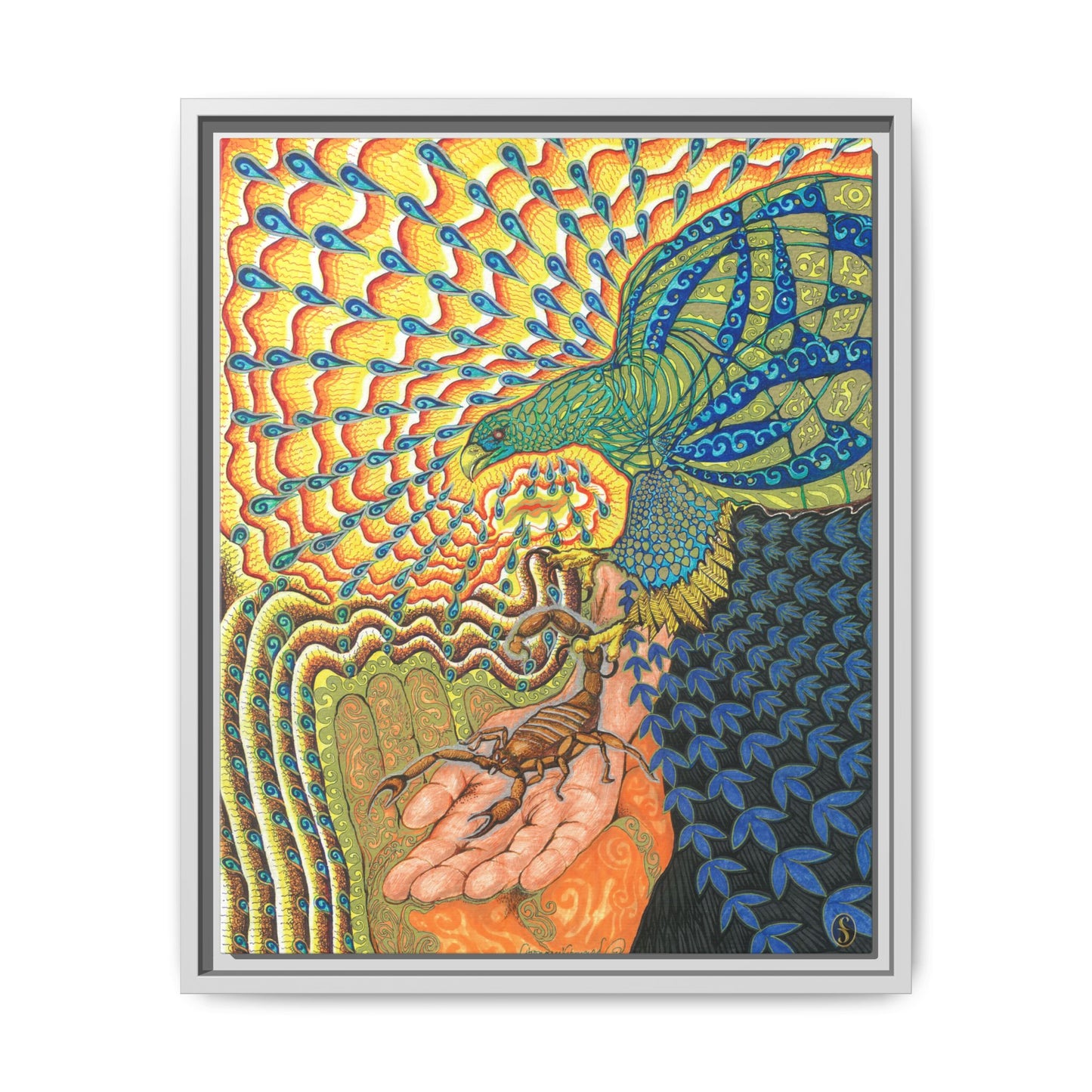 Phoenix Light - Framed Canvas