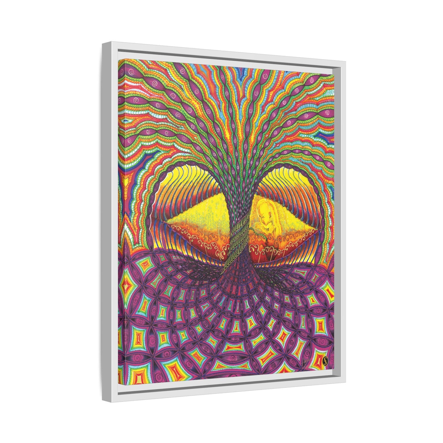 Eye of Torus - Framed Canvas