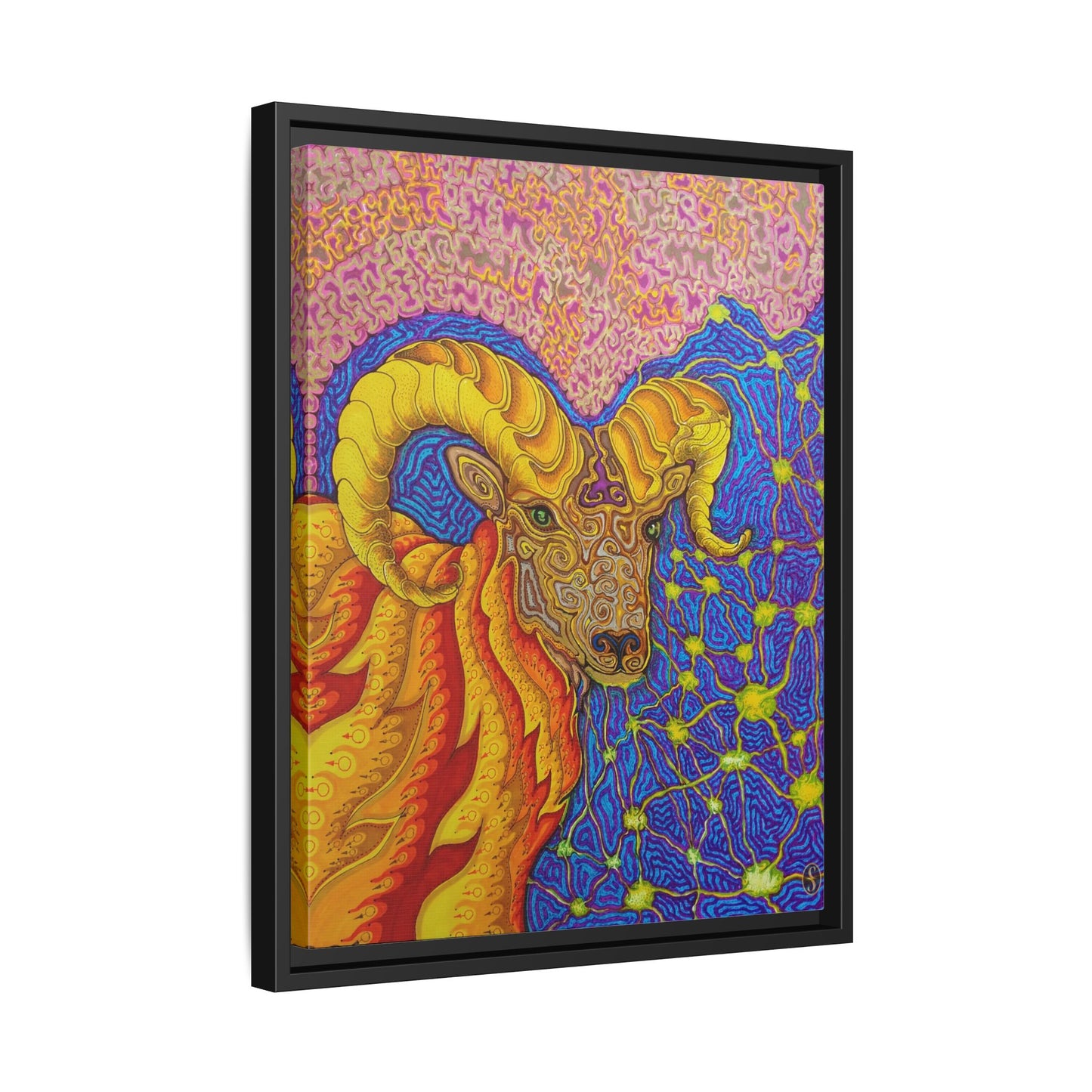 Inflamed - Framed Canvas