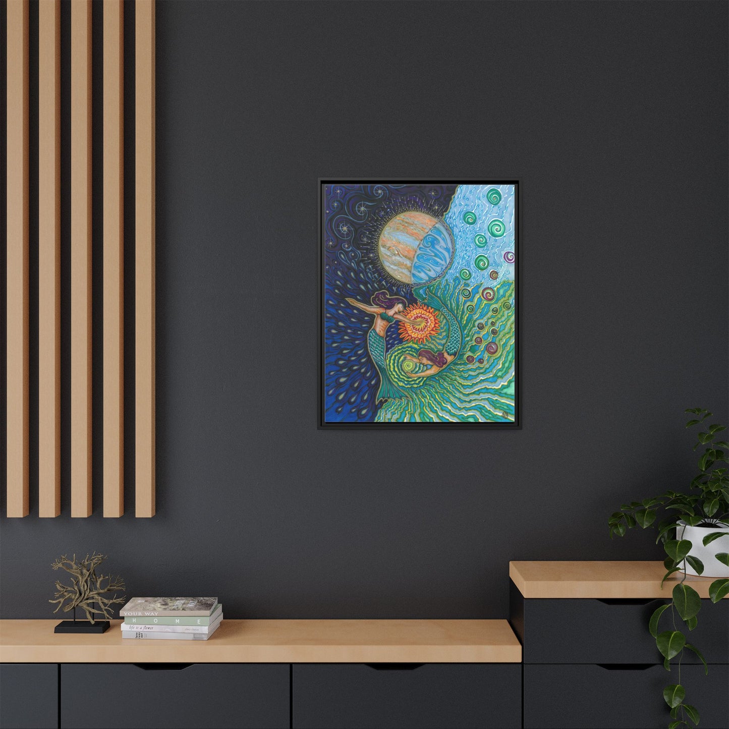 Vesica Pisces - Framed Canvas